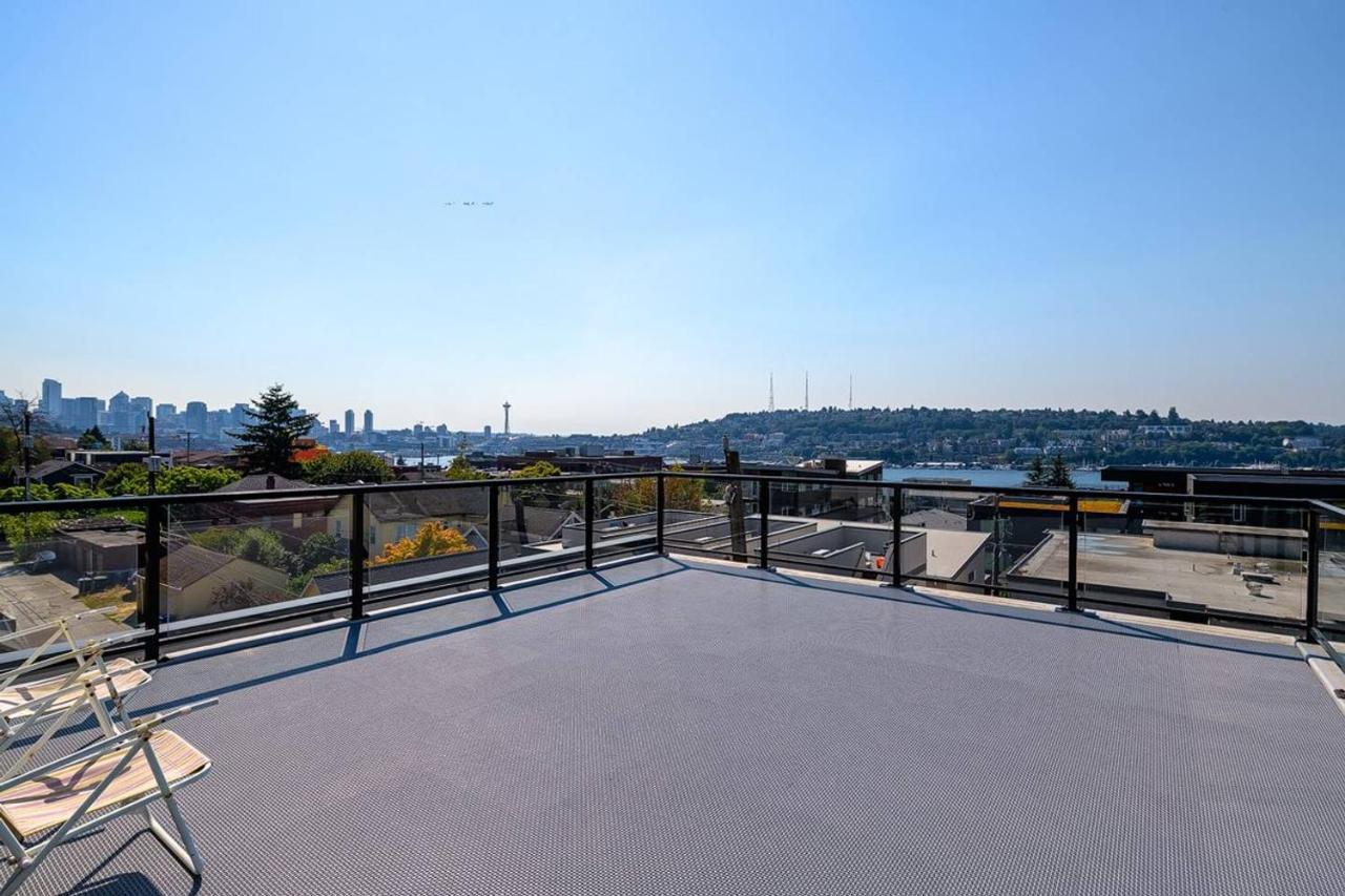 A-Seattle Urban Village- Lopez- Roof Top View Deck Dış mekan fotoğraf